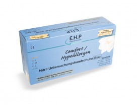 EHP Nitrilhandschuhe Comfort, Blau, 100 Stück